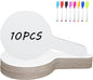 18Pcs Dry Erase Answer Paddles with Markers Thickened Handheld Double Sided Paddles Mini White Boards Small Dry Erase Signs Auction Paddles for Students Classroom Bidding Voting Games