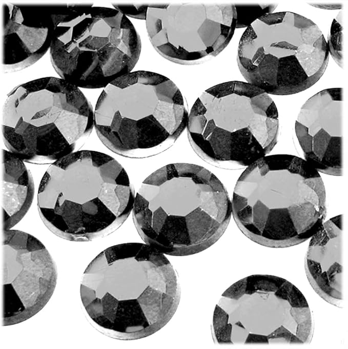 The Crafts Outlet 72pc Rhinestones Round 20mm - Flatback Light Orange