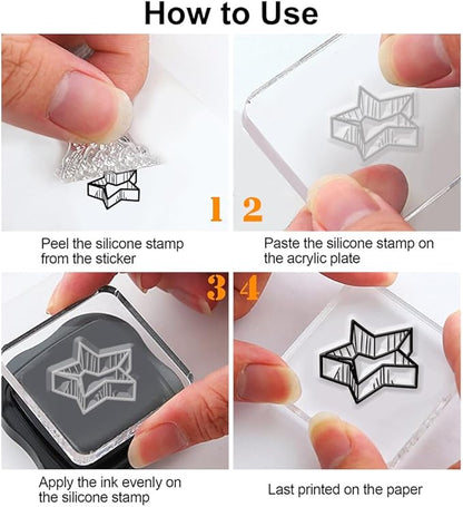 Kitchenware Clear Stamp 6.3x4.3 Cooking Tool Transparent Stamps for DIY Scrapbooking Journal Decor