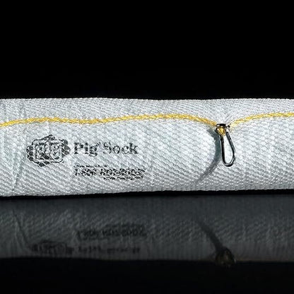 PIG Oil Boom - Oil-Only Absorbent Boom - 2 Pack - 5" x 20' Boom - Absorbs up to 12 gallons per Boom - BOM408