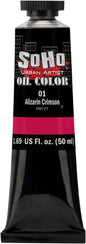 Soho Urban Artist Oil Paint - Alizarin Crimson, 50 ml Tube - Best Valued Oil Colors for Painting, Excellent Pigment Load