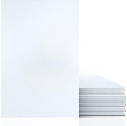 White Foam Board 12 x 16 x 1/8" (3mm) Inch, 15 Pack Acid-Free Foam Core Poster Board Sheets for Art, Crafts, Presentation, Vision Board, Signboard, and Party Decorations