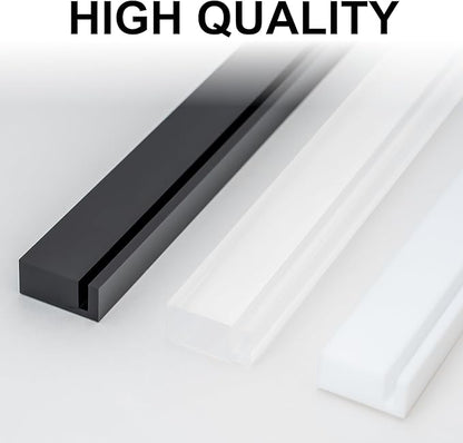 Playing Card Holders 13.4 Inches Black Acrylic Solid Card Holder for Playing Card Games (4 pcs., Black)
