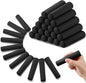 Fulmoon 40 Pcs Jumbo Sidewalk Chalk for Kids Outdoor Art Non Toxic Large Washable Street Chalk for Adults Drawing Painting Classroom(Black,Round Style)