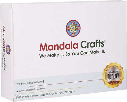 Mandala Crafts 5 Pack of Serger Threads Cones Spools - 20S/2 30000 Yards Polyester Assorted Neutral Colors Threads for Sergers Machine and Overlock Quilting Sewing Machine