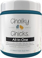 Chalky Chicks All-in-One Chalk Paint for Furniture or Cabinet - 16 Fl Oz - Matte Finish Twilight (Teal Blue) for Metal, Wood Furniture Paint - No Sanding All-in-One for Home Decor & Crafts, USA Made