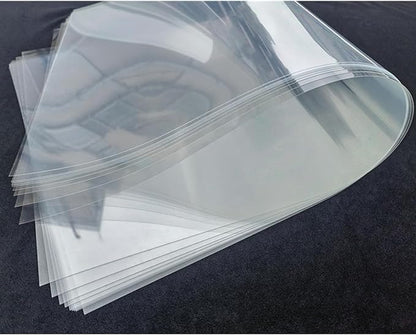 BANLTRE 5 Pack 24" x 24" 10mil/0.25mm Thick Clear Blank Stencil Sheet for Cutting,Craft Plastic Sheets (24" x 24" / 10mil)