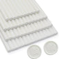 52pcs White Wax Sealing Sticks, Andotopee Glue Gun Adhesive Seal Sticks for Stamp Seals, Premium Sealing Wax for Envelope Seals Wedding Invitation Craft Adhesive, Great Gift Ideas (Mini Size)