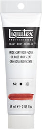 Liquitex Professional Heavy Body Acrylic Paint, 2-oz (59ml) Tube, Iridescent Rose Gold