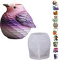 Animal Resin Molds Silicone 3D Cute Bird Epoxy Resin Plaster Candle Holder Wax Molds for Candle Making, Art Crafts DIY Unique Display Home Decor