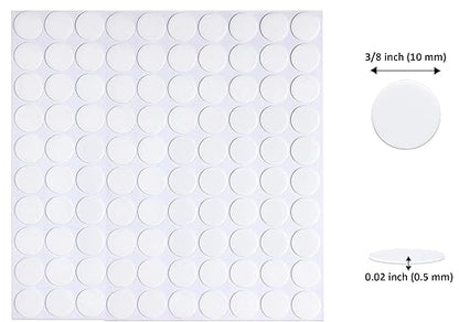 Adhesive Stick dots Two-Sided Sided Mounting Putty Stick Tack for Wall Hanging Crafts Balloons Festival Party Decorations,Clean Removable(0.39"*0.39"-800)