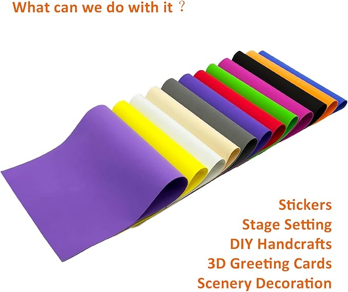 20 PCS EVA Foam Sheets DIY Handcraft Materials 1mm Thick 15.7 x 11.8 Inches Pink EVA Foam Papers for Arts and Crafts