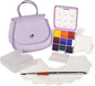 Funto Pocket Watercolor Set, Travel Color Kit, with 9 Colors, Leather Bag, Paint Water Cup, Foldable Palettes, and Mini Watercolor Papers, Set for Art