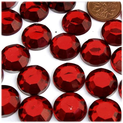 The Crafts Outlet 72pc Rhinestones Round 20mm - Flatback Royal Blue RBL