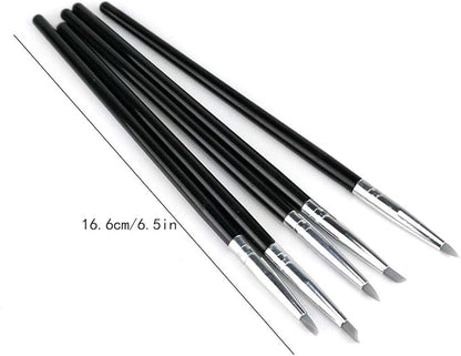 20pc Silicone Clay Sculpting Tools - Shaping, Modeling, Carving Set for Pottery, Sculpture