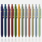 12 Pcs Gel Pens 0.5mm Quick Dry Black Ink Pens Fine Point Smooth Writing Pens, Cute Office and School Supplies Gifts for Women Teacher Students (12 Pcs Morandi and Vintage Gold)