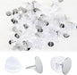 50 Pairs Rubber Butterfly Clutch Backs – Blank Pin Backings Replacement, Tie Tacks Keepers Replacement with Lapel Enamel Pins, Tie Tacks Blank Pins Enamel Pins, Brooches & DIY Craft Making