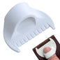 1 PCS 4mm Edge Lock Seam Guide, Mini Sewing Finger Ruler for Hand Sewing, DIY Sewing Kit Tool, Sewing Needle Gauge Measuring Guide, White