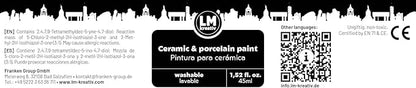 Ceramic and Porcelain Paint Set 4 x 1.52 fl oz - Vintage Vibes – Dishwasher Safe – Perfect for Mug, Tile & Creative DIY Projects