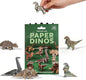 DIY Paper Cats Origami Kit - 50/30 Sheets DIY Paper Origami to Fold Your Own Cute Cat/Dog/Dino Figures - Perfect Desk Origami Cats Decoration & Creative Gift for Kids, Adults & Cat Lovers (Dino)