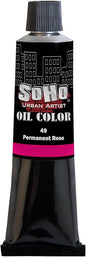 Soho Urban Artist Oil Paint - Permanent Rose, 170 ml Tube - Best Valued Oil Colors for Painting, Excellent Pigment Load