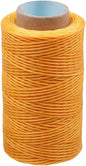 284 Yards Waxed Thread, 210D Heavy Duty Upholstery Wax Thread for Leather Sewing,0.8mm Flat Waxed Linen Cord for Bookbinding/Shoe Repairing/Leather Projects