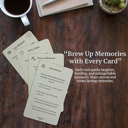 Conversation Starter Cards - Fun Prompts for Families, Friends, Seniors & Couples - Family Conversation Cards & Card Game for Couples (Volume 2)