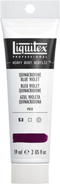 Liquitex Professional Heavy Body Acrylic Paint, 2-oz (59ml) Tube, Quinacridone Blue Violet