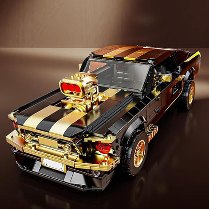 1:10 MOC Sports GTRS Car Building Blocks Toys Boys or Adults Kits， Building Set Raceing Car Model,Cars for Boys Age 14，(1680 Pieces)