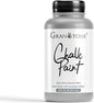 GRANOTONE Chalk Paint for Furniture | Matt-Finish Water-Based Acrylic Paint for Wood, Walls, Metal, Glass, Paper, Fabric Canvas | Maximum Coverage Chalk Paint for Kids & Adults, 120 Ml (AVIATOR GREY)