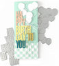 Mvchifay Cutting Dies for Card Making Metal Die-Cuts Scrapbooking Tool Hollow Frame DIY Craft Punch Template Embossing for Paper Album Decor (Happy Birthday Ballon-4.7x5.7in)