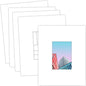MBC Mat Board Center, 5 Pack 11x14 for 5x7 White Picture Mats Frame Mattes, Bevel Cut, Acid Free, 4-ply Thickness