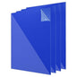 uxcell 4Pcs Acrylic Sheets 8x8 Inch Acrylic Panel 1/8 Inch-3mm Plastic Board for Picture Frames Sign Holders DIY Display Projects Craft, Clear Blue