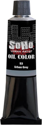 Soho Urban Artist Oil Paint - Urban Grey, 170 ml Tube - Best Valued Oil Colors for Painting, Excellent Pigment Load