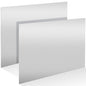 2 Pack 5052 Aluminum Sheet Metal 8" x 10" Aluminum Plate 1/8 (0.125'') Inch Thickness Rectangle Metal Panels for Industry Crafting Handcraft DIY Projects
