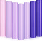 GIRAFVINYL Purple Permanent Vinyl - 12”x12” 7 Pack Adhesive Purple Vinyl for DIY Helloween Decorations, Signs, Tumblers, Easy to Weed & Water-Proof