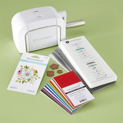 Spellbinders Platinum Die Cutting and Embossing Machine (3.5 Inch Platform Machine, Etched Die and Cardstock)