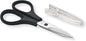 PAFASON Small Stainless Steel Precise Thread Yarn Fabric Detail Paper Cutting Scissor with Safety Cover for DIY Embroidery Quilting Sewing Knitting Crafting Cross Stitch Crochet