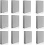 BAOFALI 12 Pcs Stamping Foam Grey Moldable Foam Stamps Plastic Dry Foam Stamp Pad Cut and Dry Foam Stamping Foam Block for Sculpture, Modeling, DIY Arts and Handicrafts Projects