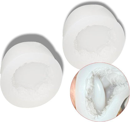 2PCS Rose Silicone Molds, Candle & Soap Molds for DIY Handmade Peony Flower