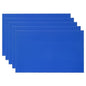 PATIKIL 6x10 Inch Anodized Aluminum Sheet Metal, 5Pcs Laser Plates Engraving Blanks 0.5MM Thin Rectangle for Crafting DIY House Laser Engraving, Blue