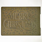 Words Merry Christmas Star Background Plastic Embossing Folders for Card Making Scrapbooking and Other Paper Crafts 2101046