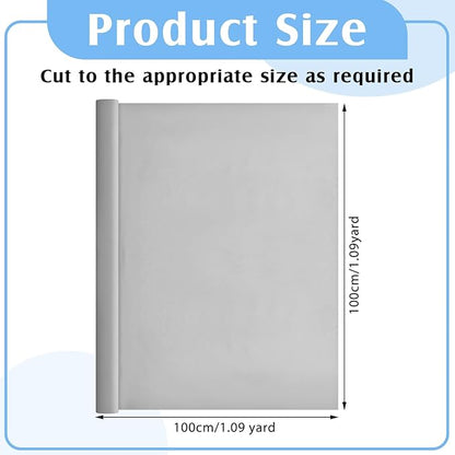 Jecery 1.1 Yard Anti Tarnish Silver Cloth by the Yard, Luxury Jewelry Silver Polishing Storage Protect Cloths for Silverware Flatware Silversmith Polishing(Gray)