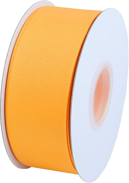 ITIsparkle 11/2" Inch Grosgrain Ribbon 25 Yards-Roll Set for Gift Wrapping Cake Decoration Party Favor Hair Braids Hair Bow Baby Shower Decoration Floral Arrangement Craft Supplies, Gold Ribbon