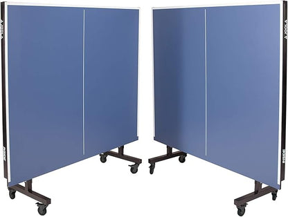 JOOLA Inside Professional MDF Indoor Ping Pong Table with Quick Clamp Table Tennis Net and Post Set - 10 Minute Easy Assembly - Tournament Quality - Foldable with Single Player Playback Mode