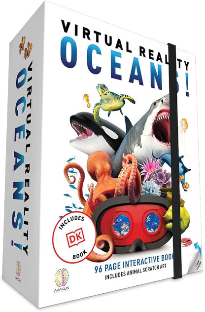 Abacus Brands Virtual Reality Oceans! Gift Box - Illustrated Interactive VR Book and STEM Learning Activity Set - for Ages 8 and Up