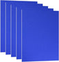 PATIKIL 7x5x1/32inch Anodized Aluminum Sheet, 5Pcs Metal Rectangle Aluminum Plate 0.8mm Thick Engraving Blanks for Laser Engraving DIY Decorative Crafting Home Decoration, Blue