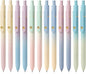 FIOVER Gel Pens, 6 Pcs 0.7mm Comfort Grip Quick Dry Black Ink Pens Fine Point Smooth Writing Pens, Cute Office Back to School Supplies Gifts for Women (12PCS Gradient Black Ink)