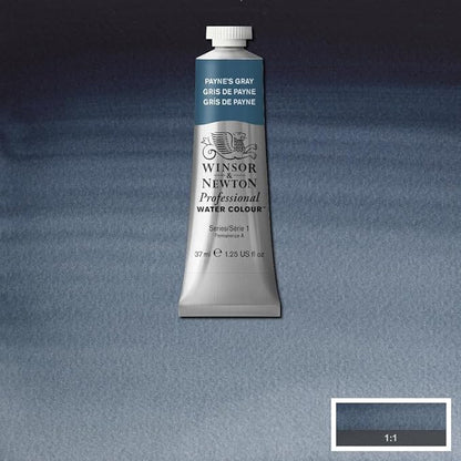 Winsor & Newton Professional Water Colour Paint, 1.25-oz Tube, Payne’s Gray