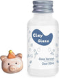 Air Dry Clay Glaze, Clay Varnish for Air Drying Clay, Clear Acrylic Varnish for Craft Pottery Waterproof & Gloss Finish